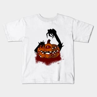 scary pumpkin Kids T-Shirt